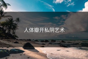 人体瓣开私阴艺术